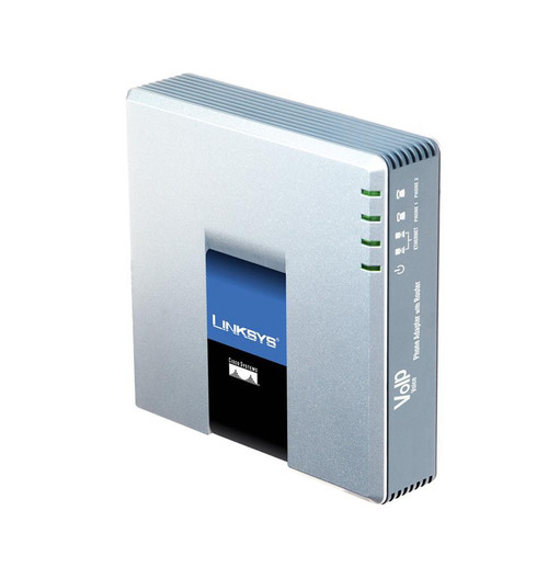 8249c612c312891d3ac51fb3b24ee034__16227.1696264869.jpg SPA2102-EU | CISCO | Spa2102 Dual-Ports Rj-45 10Base-T/100Base-Tx Fast Ethernet 2 X Fxs Voip Phone Adapter With Router - Image 1