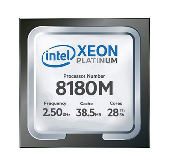 874752R-B21-lg__35514.1667203913__11839.1696340491.jpg 874752R-B21 | HP | E 2.50GHz 10.40GT/s UPI 38.5MB L3 Cache Socket LGA3647 Intel Xeon Platinum 8180M 28-Core Processor Upgrade - Image 1
