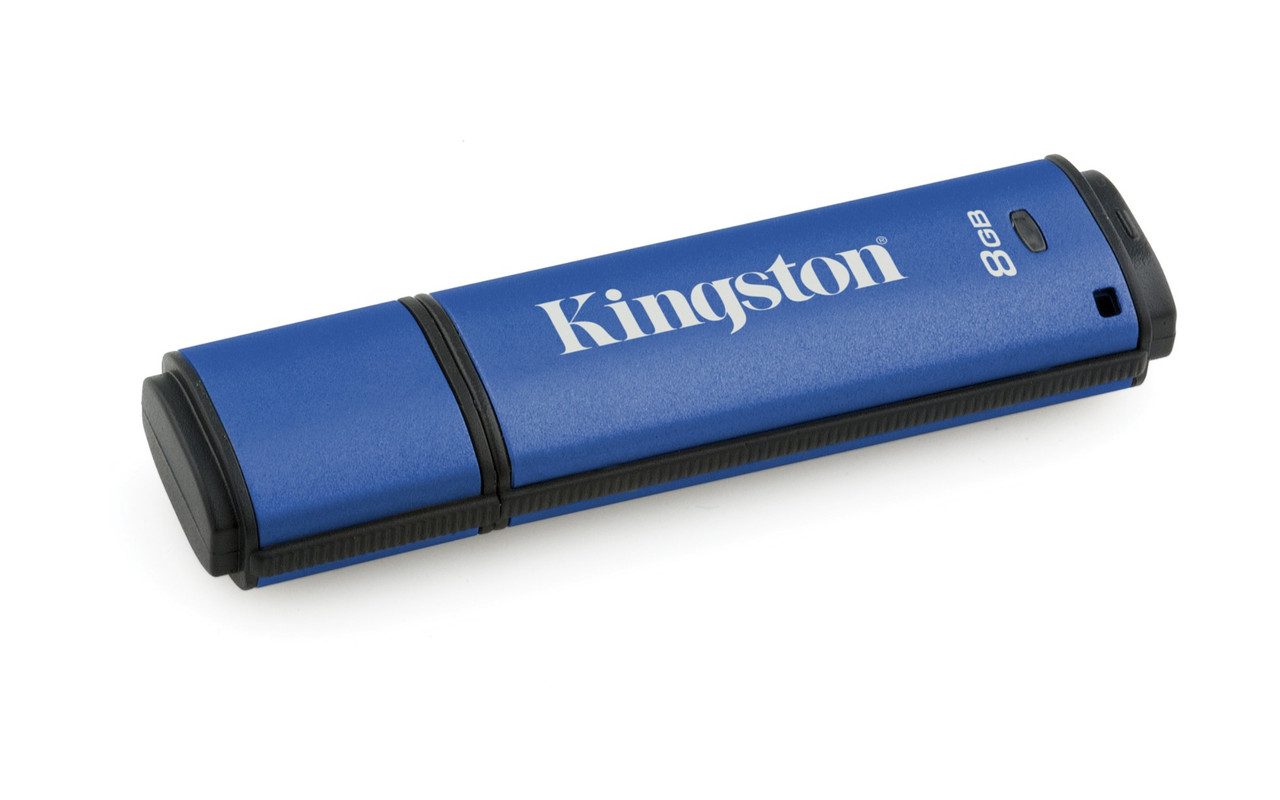 8aaUz4bJr0il3YyYIsu4QA.c-r__55670.1708121256.jpg DTVP30/8GB | Kingston Technology | DataTraveler Vault Privacy 3.0 8GB USB flash drive USB Type-A 3.2 Gen 1 (3.1 Gen 1) Blue - Image 1