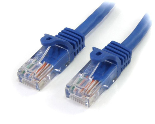8qecnOJ_WkWpU2Zt2gz24A.c-r__76004.1708124776.jpg RJ45PATCH50 | StarTech.com | 50 ft Blue Snagless Category 5e (350 MHz) UTP Patch Cable networking cable 600" (15.2 m) - Image 1