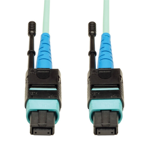 As8ExBI9oE66FRTBJVf9fQ.c-r__55924.1708129100.jpg N846-02M-24-P | Tripp Lite | fiber optic cable 72" (1.83 m) MTP OM3 Black, Turquoise - Image 1