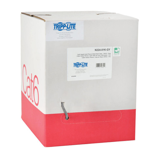 BP24L2WN1kCA72ZwOfixPw.c-r__55317.1708128455.jpg N224-01K-GY | Tripp Lite | networking cable Gray 12000" (304.8 m) Cat6 - Image 1