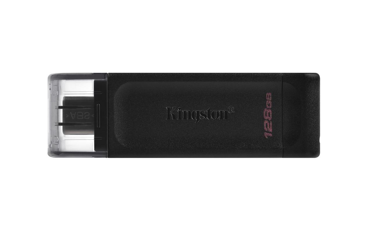 BXyOseIAzkepn2duIEtenw.c-r__95423.1708121218.jpg DT70/128GB | Kingston Technology | DataTraveler 70 USB flash drive 128 GB USB Type-C 3.2 Gen 1 (3.1 Gen 1) Black - Image 1
