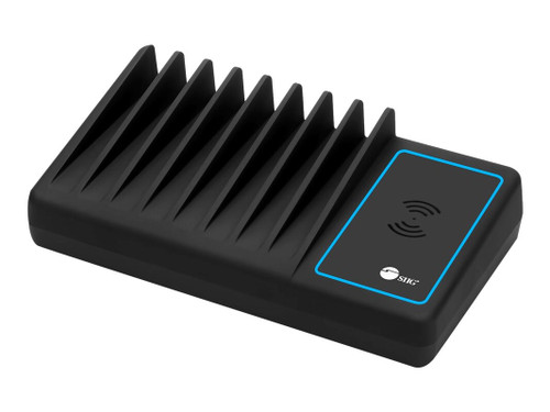 C86B69A6-1660-4CDF-A3E9-CD5BE278A331__98922.1769105364.jpg ACPW1H11S1 | SIIG| 10-Port USB-A/C & Wireless Charging Station - Image 1