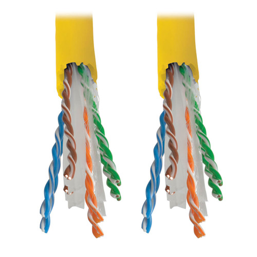 DMpGtMLOPUSoC2N0WXkr7w.c-r__50334.1708128448.jpg N222-01K-YW | Tripp Lite | networking cable Yellow 12000" (304.8 m) Cat6 U/UTP (UTP) - Image 1
