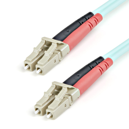 Dv2ZF4_sckW0xx0cdrdIqQ.c-r__87700.1708124821.jpg A50FBLCLC1 | StarTech.com | fiber optic cable 39.4" (1 m) LC OM3 Aqua color - Image 1