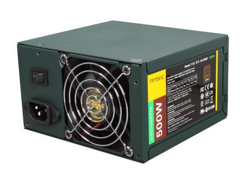 EA-500DGREEN-lg__71389.1673183037__47630.1696336513.jpg EA-500DGREEN | Antec | 500-Watts 80Plus Bronze Power Supply for EA-500 - Image 1