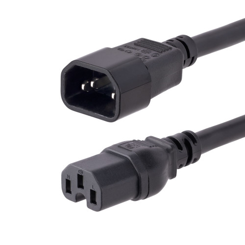 FP7d45UP2U-tgWwL-scadA.c-r__13343.1708125269.jpg H1415-10F-POWER-CORD | StarTech.com | power cable Black 120.1" (3.05 m) C14 coupler C15 coupler - Image 1