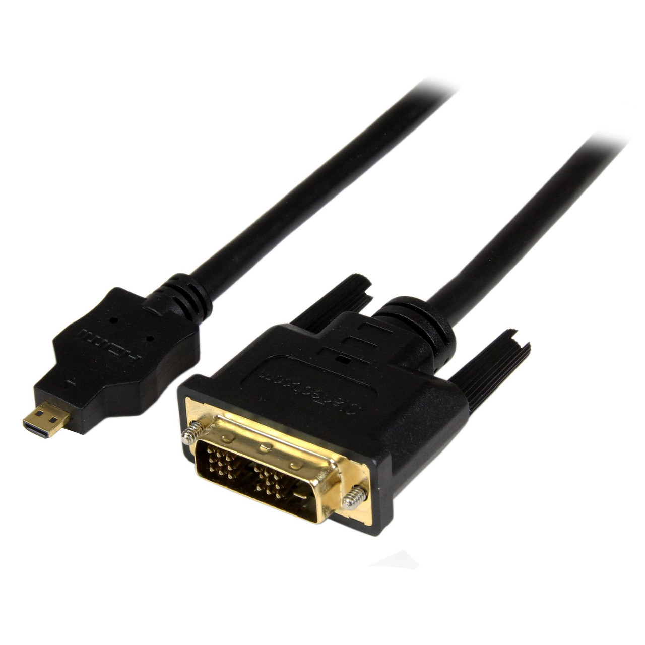 GCK6KWH-NkK-3jZY1XFqaQ.c-r__68432.1708125336.jpg HDDDVIMM2M | StarTech.com | video cable adapter 78.7" (2 m) Micro-HDMI DVI-D Black - Image 1
