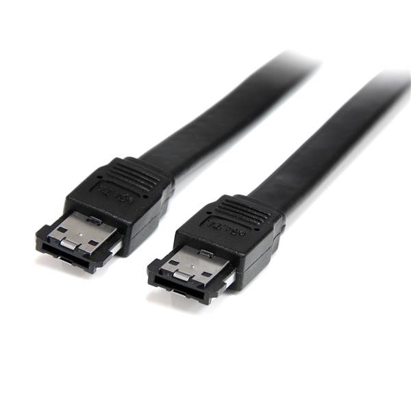 H8njpyBDakaPMPB5aCsrMg.c-r__33336.1708125204.jpg ESATA3 | StarTech.com | SATA cable 35.4" (0.9 m) eSATA Black - Image 1