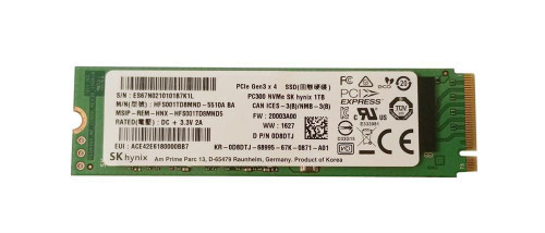 HFS001TD8MND5-5510A-lg__22378.1671696584__93880.1696280193.jpg HFS001TD8MND5-5510A | Hynix | PC300 1TB MLC PCI Express 3.0 x4 NVMe M.2 2280 Internal Solid State Drive (SSD) - Image 1