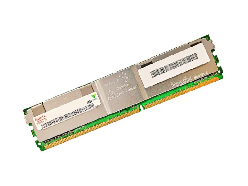 HMP31GF7EMR4C-Y5D5-AC__99029.1707321360-1.jpg HMP31GF7EMR4C-Y5D5-AC | Hynix | 8GB DDR2-667MHz PC2-5300 Fully Buffered CL5 240-Pin DIMM 1.8V Quad Rank Memory Module - Image 1