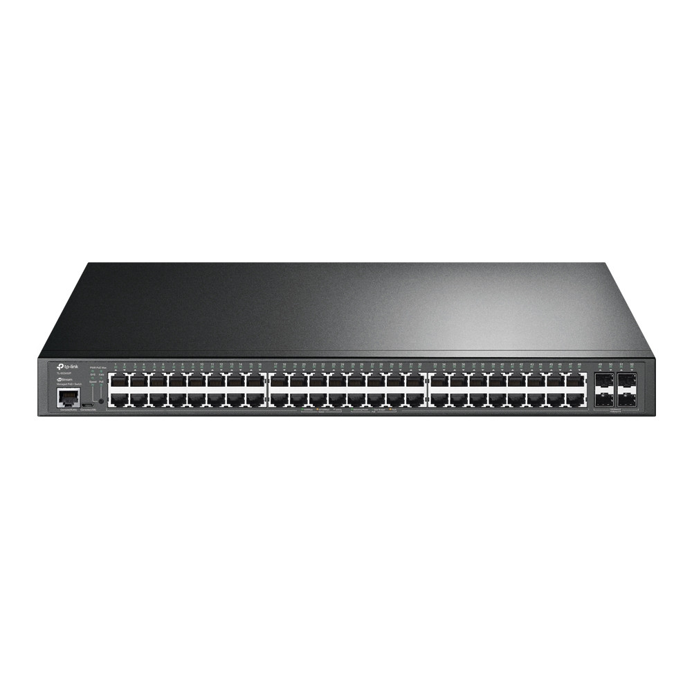 IrBVCi2xHU6L7NZdRPZDgw.c-r__30403.1708127897.jpg TL-SG3452P | TP-Link | network switch Managed L2/L3 Gigabit Ethernet (10/100/1000) Power over Ethernet (PoE) 1U Black - Image 1