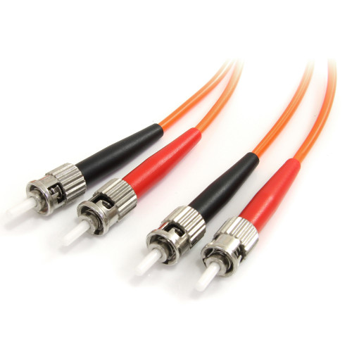 JZkSnhP7P0erXoQ0Rhfeuw.c-r__98643.1708125260.jpg FIBSTST2 | StarTech.com | fiber optic cable 78.7" (2 m) ST OM1 Orange - Image 1