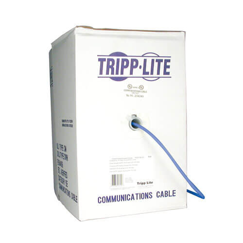 JfpDF3a6mUe0xOYI2EYnSg.c-r__94465.1708128326.jpg N020-01K-BL | Tripp Lite | networking cable Blue 12000" (304.8 m) Cat5e U/UTP (UTP) - Image 1