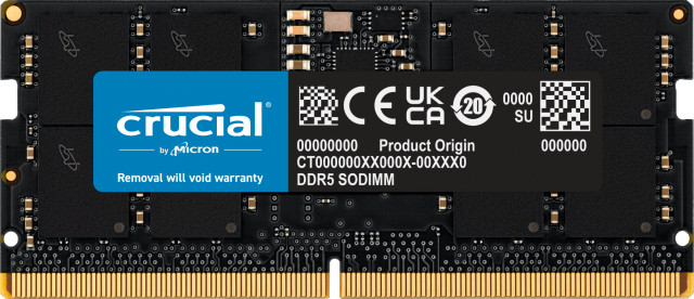 KNNfWHZR3EOvrBu4D3Vkgw.c-r__04335.1708117919.jpg CT16G52C42S5 | Micron | Crucial memory module 16 GB 1 x 16 GB DDR5 5200 MHz - Image 1