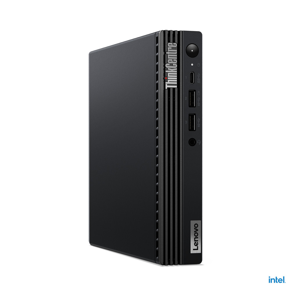 LoU4y0mhrUikXApa5cQNIw.c-r__23915.1708122377-1.jpg 11T300A4US | Lenovo | ThinkCentre M70q i5-12400T mini PC Intel? Core? i5 16 GB DDR4-SDRAM 256 GB SSD Windows 11 Pro Black - Image 1