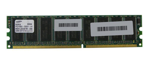 M381L3223ETM-CB0-lg__36790.1676354299__94903.1696280019.jpg PEIBM10K0067-PE | Edge Memory | 256MB PC2100 DDR-266MHz ECC Unbuffered CL2.5 184-Pin DIMM Memory Module for IntelliStation - Image 1