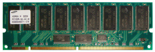 M390S6450CT1-C7A-lg__63378.1676353277__19857.1696280033.jpg PE182892-PE | Edge Memory | 512MB PC133 133MHz ECC Registered 168-Pin DIMM Memory Module - Image 1