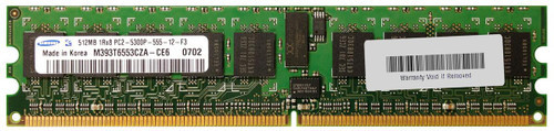 M393T6553CZA-CE6-x-lg__17765.1676357222__33235.1696280001.jpg PV940A-AA | Memory Upgrades | 512MB PC2-5300 DDR2-667MHz ECC Registered CL5 240-Pin DIMM Memory Module - Image 1