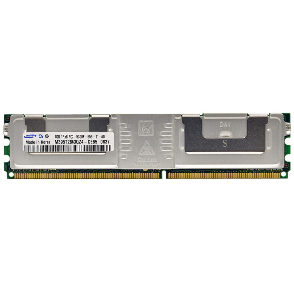 M395T2863QZ4-CE65__41887.1707321983-1.jpg M395T2863QZ4-CE65 | Samsung | 1GB DDR2-667MHz PC2-5300 Fully Buffered CL5 240-Pin DIMM 1.8V Single Rank Memory Module - Image 1