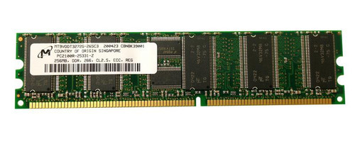 MT9VDDT3272G-265C3-lg__43058.1676459473__61888.1696279512.jpg X7402APE | Edge Memory | 512MB Kit (2 X 256MB) PC2100 DDR-266MHz Registered ECC CL2.5 184-Pin DIMM 2.5V Memory - Image 1