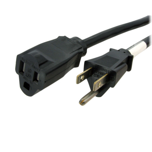 NGI89PPVVEaXjS9kLlgpow.c-r__91560.1708125778.jpg PAC10115 | StarTech.com | power cable Black 181.1" (4.6 m) NEMA 5-15R NEMA 5-15P - Image 1