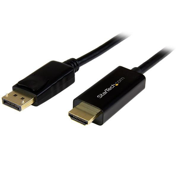 Nofz9GpUJECUu2cwFcXtyA.c-r__99543.1708125163.jpg DP2HDMM1MB | StarTech.com | video cable adapter 39.4" (1 m) DisplayPort HDMI Type A (Standard) Black - Image 1