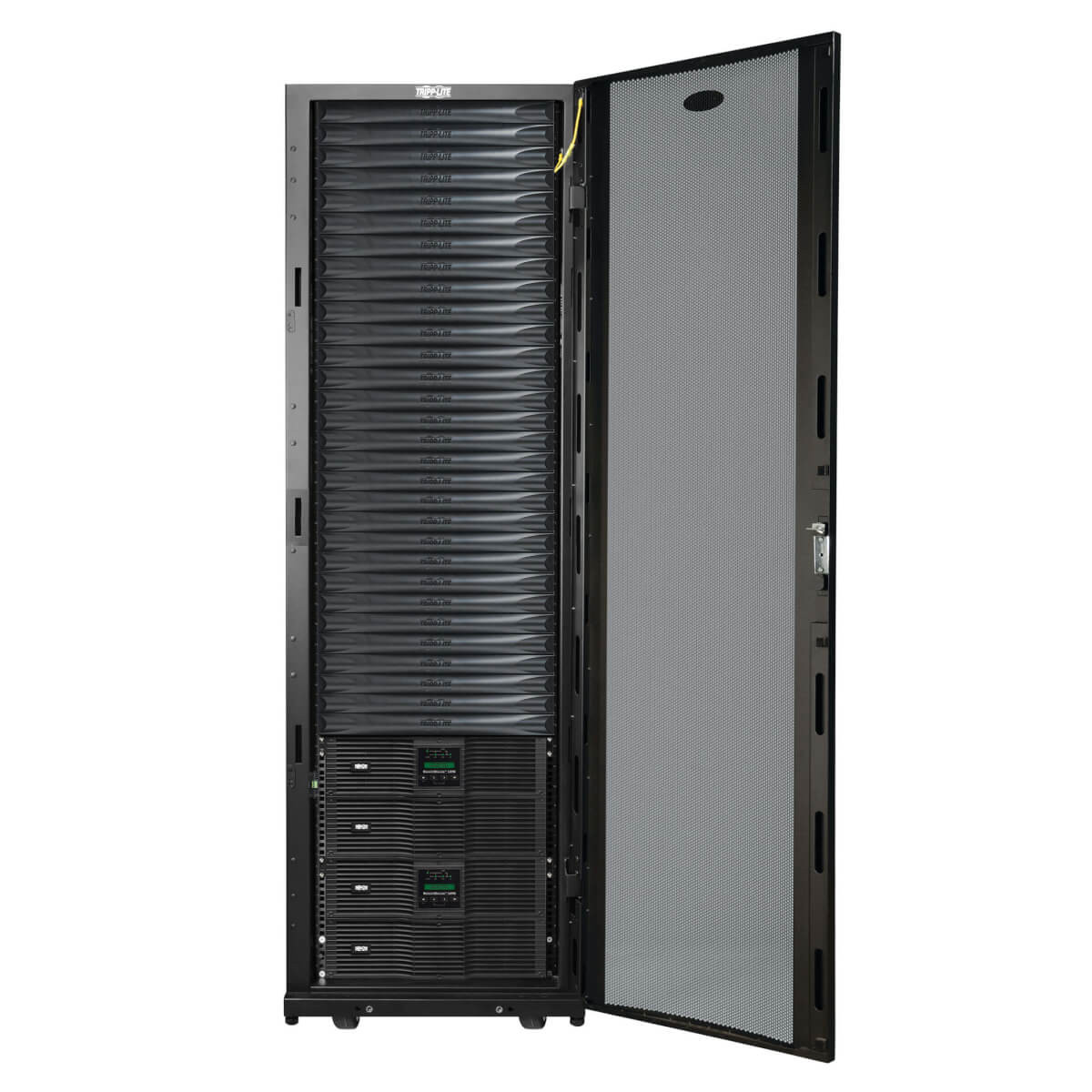OwRY2nI_jkCE5zAaFmCkOg.c-r__27278.1708128244-1.jpg MDA3F30UPX00000 | Tripp Lite | rack cabinet 42U Freestanding rack Black - Image 1