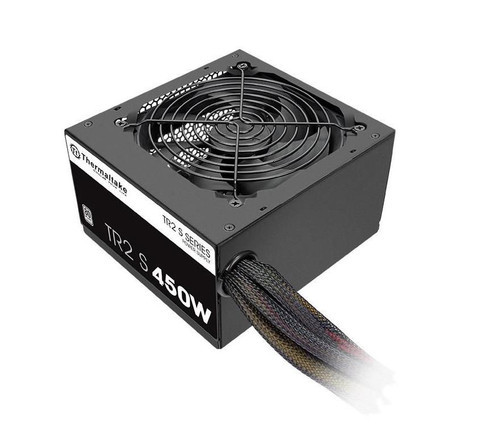 PS-TRS-0450NPCW-2-lg__70822.1673198498__44423.1696336267.jpg PS-TRS-0450NPCW-2 | Thermaltake Tech | TRS-450AH2NK 450-Watts ATX12V 82-86% Efficiency 80 Plus Power Supply - Image 1