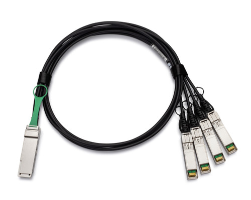 QSFP-4XSFP-DAC1M_Twinax_Breakout_Cable__69414__88619.1563907352__99921.1746469569.jpg 58-0000068-01 | Brocade | 40 Gbps QSFP+ to 4 SFP+ 3M Copper Breakout Cable - Image 1