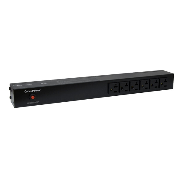 RKgEqeizx0avk05BWHwTuA.c-r__34180.1708117980.jpg PDU20BT6F8R | Cyberpower | power distribution unit (PDU) 14 AC outlet(s) 1U Black - Image 1