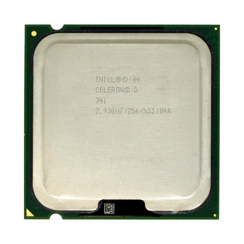 SL98X__93683.1696343403.jpg SL98X | Intel | Celeron D 341 2.93GHz 533MHz FSB 256KB L2 Cache Socket PLGA775 Processor - Image 1