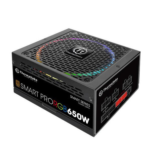 SPR-650AH3FSB-R-lg__91379.1673203606__68149.1696336184.jpg SPR-650AH3FSB-R | Thermaltake Tech | PS-SPR-0650FPCBxx-R 650-Watts ATX12V/ EPS12V 80 Plus Bronze Power Supply - Image 1