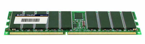 SPT-D1-R-LO-N-lg__60369.1676458236__13800.1696279540.jpg X32PB1GC25 | Super Talent | 1GB Kit (2 X 512MB) PC3200 DDR-400MHz Registered ECC CL2.5 184-Pin DIMM 2.5V Dual Rank Memory - Image 1