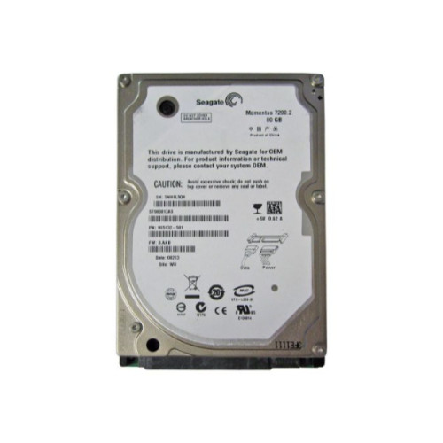ST980813AS__63052.1694784178.jpg ST980813AS | Seagate | 80GB 7200RPM SATA 8MB Cache 2.5-inch Hard Drive - Image 1