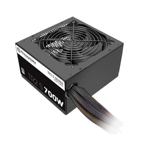 TRS-700AH2NK-lg__23906.1673198588__05406.1696336265.jpg TRS-700AH2NK | Thermaltake Tech | PS-TRS-0700NPCW-2 700-Watts ATX12V 82% Efficiency 80 Plus Non-Modular Power Supply - Image 1