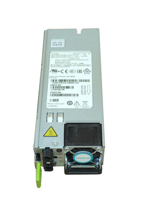 V2P-PSUV2-1050DC-A-lg__07167.1673199687__22446.1696336249.jpg V2P-PSUV2-1050DC-A | Cisco | 1050-Watt 48V DC Power Supply for Rack Server - Image 1