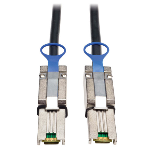 VVp9FP6cq0uqXzFRJj7heQ.c-r__57715.1708129874.jpg S524-03M | Tripp Lite | Serial Attached SCSI (SAS) cable 118.1" (3 m) Black, Silver - Image 1