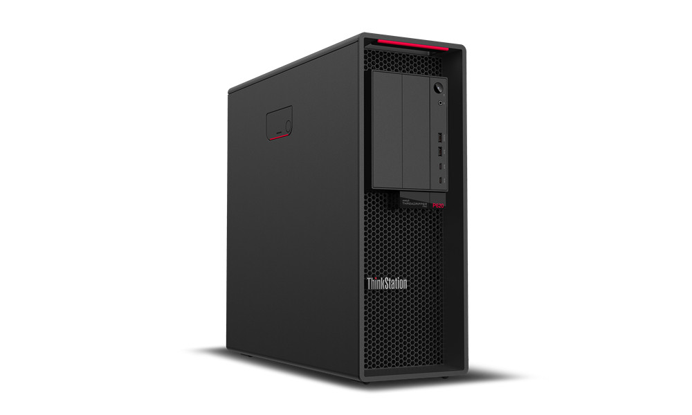 Vs2L31OMxUeEj2F2sL_TwQ.c-r__41811.1708123133-1.jpg 30E000JYUS | Lenovo | ThinkStation P620 3945WX Tower AMD Ryzen Threadripper PRO 32 GB DDR4-SDRAM 1000 GB SSD Windows 11 Pro Workstation Black - Image 1