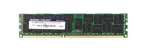 W13RB16G4S-lg__07115.1676412476__99669.1696279554.jpg W13RB16G4S | Super Talent | 16GB PC3-10600 DDR3-1333MHz ECC Registered CL9 240-Pin DIMM Dual Rank Memory Module - Image 1