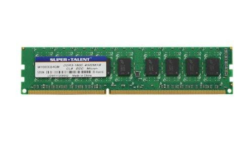 W1600EB8GM-lg__80006.1676412554__54968.1696279552.jpg W1600EB8GM | Super Talent | 8GB PC3-12800 DDR3-1600MHz ECC Unbuffered CL11 240-Pin DIMM Dual Rank Memory Module - Image 1
