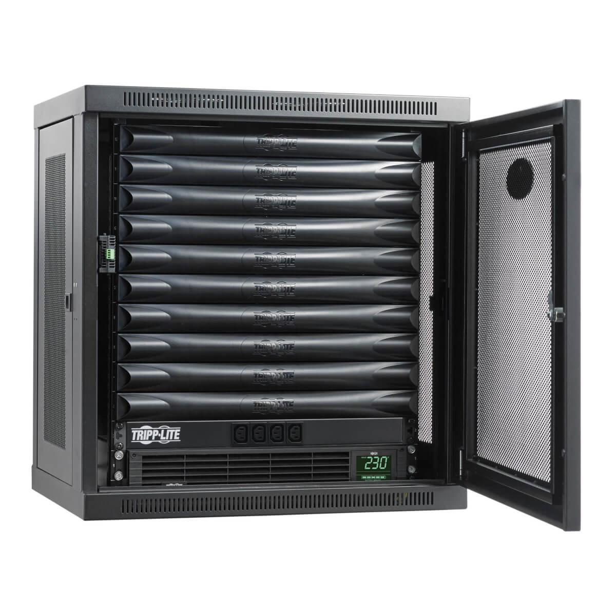 WCKMBXUahE6EINzwoE7CYg.c-r__11934.1708128266-1.jpg MDK2W09UPX00000 | Tripp Lite | rack cabinet 12U Wall mounted rack Black - Image 1