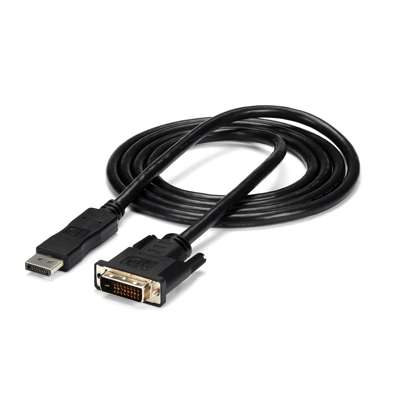 WIyexiTrVkeLe97Xmd2HKA.c-r__10371.1708125155-1.jpg DP2DVIMM6 | StarTech.com | video cable adapter 70.9" (1.8 m) DisplayPort DVI-D Black - Image 1
