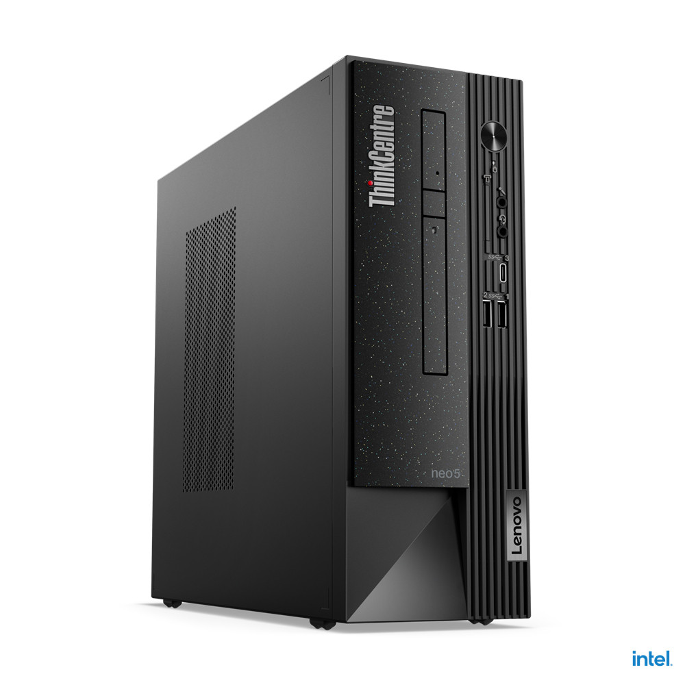 Wu0XGV_JKkupGEMYWmQzzA.c-r__48453.1708122753.jpg 11SX000FUS | Lenovo | ThinkCentre neo 50s i5-12400 SFF Intel? Core? i5 8 GB DDR4-SDRAM 256 GB SSD Windows 11 Pro PC Black - Image 1