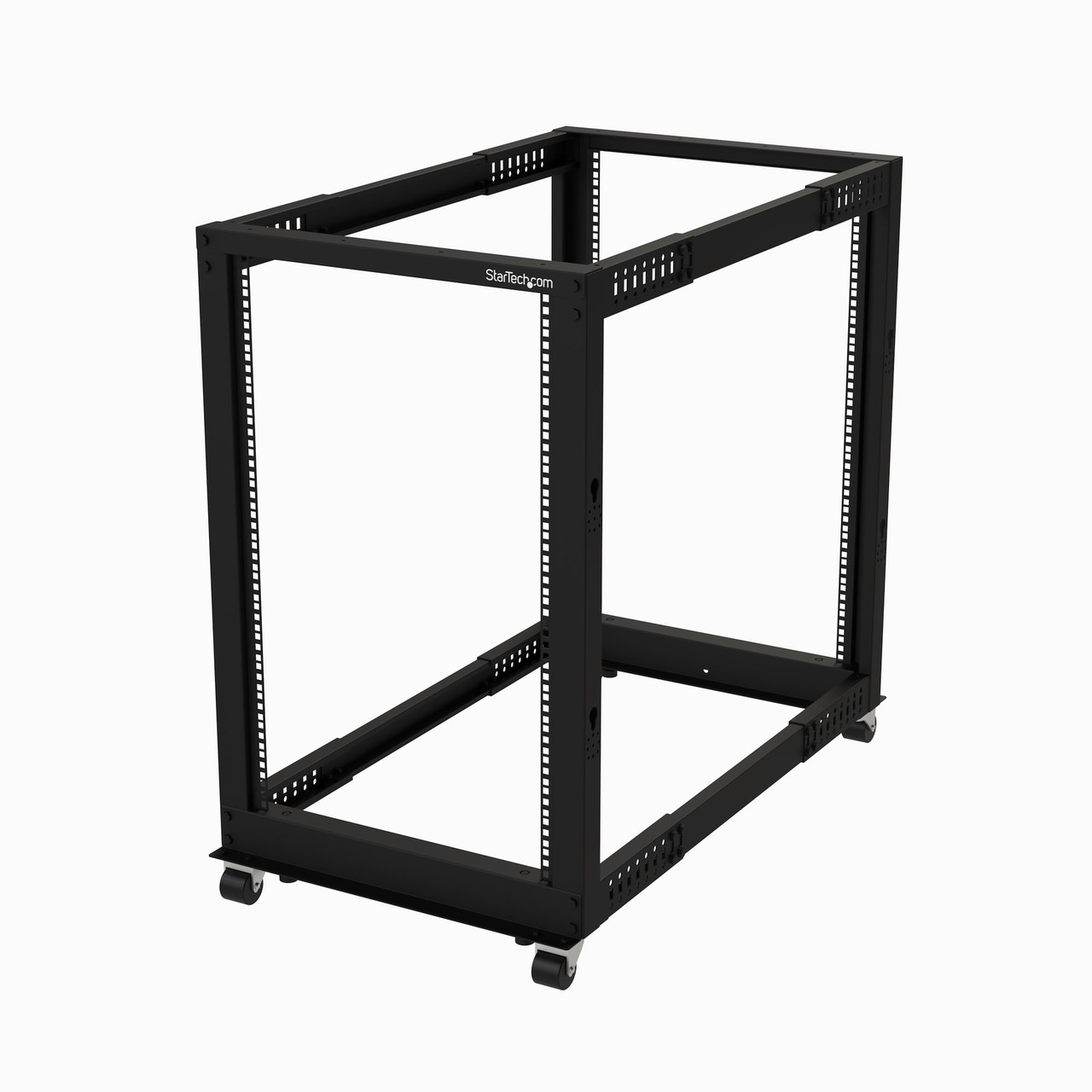 X-a_pEDLsEW9qsovNUfI0g.c-r__23897.1708124766-1.jpg 4POSTRACK18U | StarTech.com | rack cabinet 18U Freestanding rack Black - Image 1