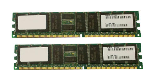 X7603A-N-lg__71564.1676459608__09393.1696279509.jpg X7603A-N | Sun | 1GB Kit (2 X 512MB) PC2100 DDR-266MHz Registered ECC CL2.5 184-Pin DIMM 2.5V Memory - Image 1