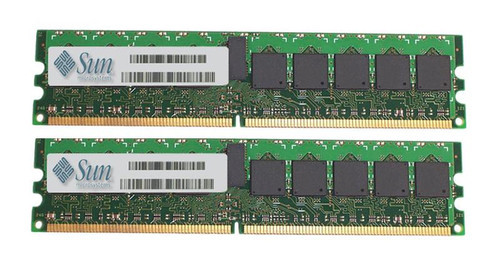 X8356A-Z-lg__75707.1676459892__68644.1696279501.jpg X8356A-Z | Sun | 16GB Kit (2 X 8GB) PC2-5300 DDR2-667MHz ECC Registered CL5 240-Pin DIMM Dual Rank Memory - Image 1