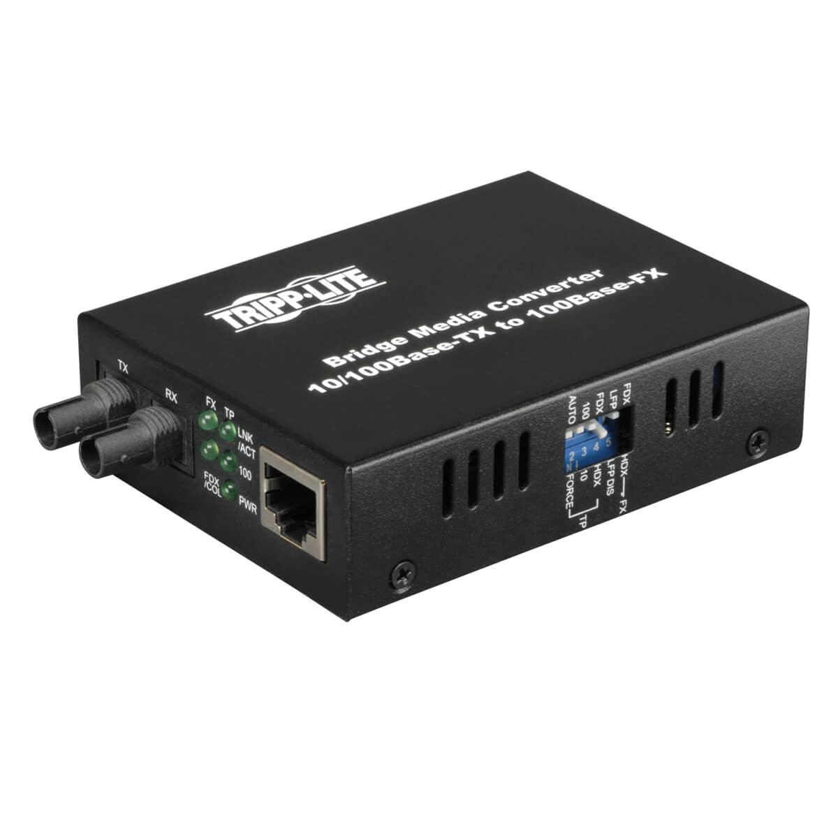 X_Q1_24pDUuuDHaZ1PA4Yg.c-r__24121.1708128941-1.jpg N784-001-ST | Tripp Lite | network media converter 100 Mbit/s 1310 nm Multi-mode Black - Image 1