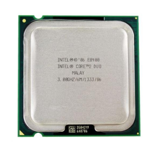 Y935C__86913.1696342709.jpg Y935C | Dell | 3.00GHz 1333MHz 6MB Cache Socket LGA775 Intel Core 2 Duo E8400 Dual Core Processor - Image 1